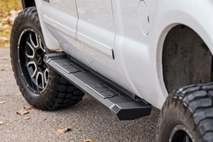 Ford F-350 Super Duty Aluminum Running Boards - Rough Country - HD2 - Black - '99-'16 Ford F-350 Super Duty Aluminum Running Boards - Rough Country - HD2 - Black - '99-'16